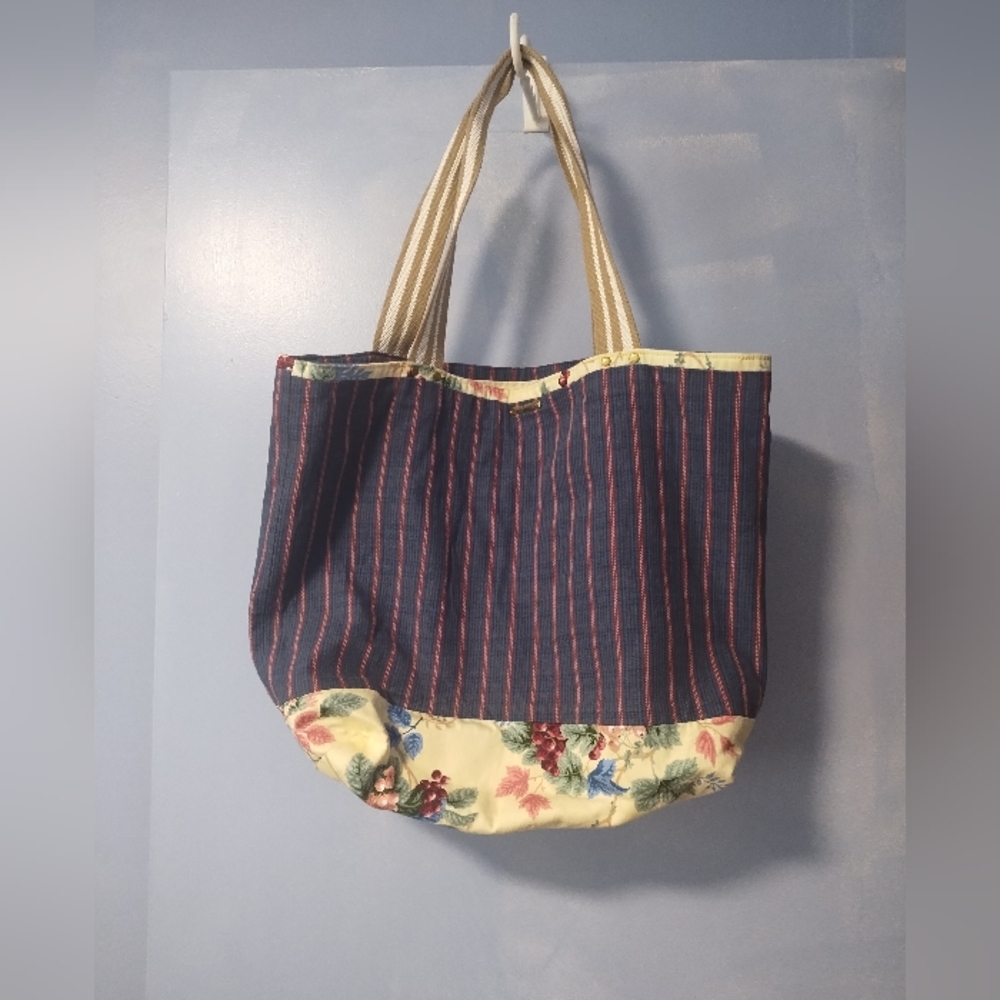 Bayberry Cotton Patchwork Large Tote